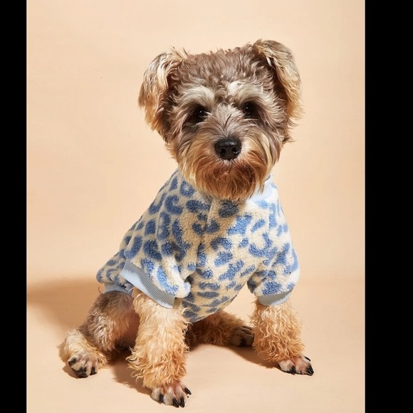 Leopard Print Pet Sweatshirt 💙🐾